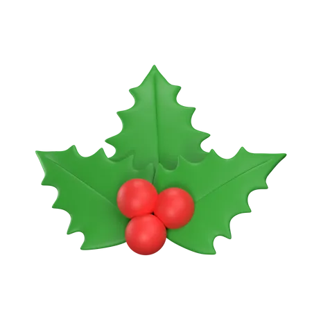 Christmas Mistletoe  3D Illustration