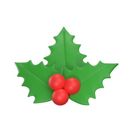 Christmas Mistletoe 3D Illustration