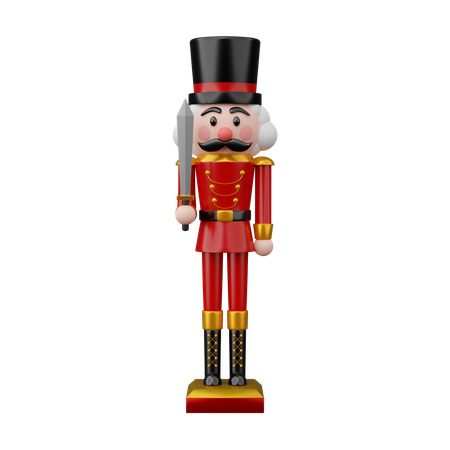 Christmas Nutcracker  3D Icon