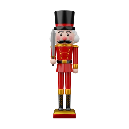 Christmas Nutcracker  3D Icon