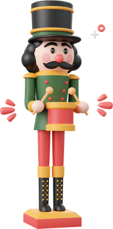 Christmas Nutcracker  3D Icon