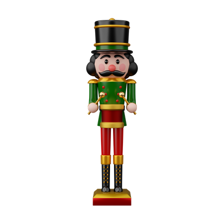 Christmas Nutcracker 3D Icon