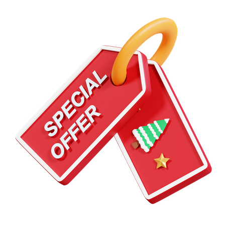 Christmas Offer  3D Icon