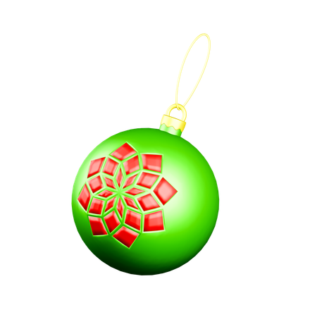 クリスマスオーナメント 1  3D Icon