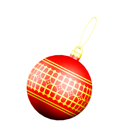 クリスマスオーナメント2  3D Icon