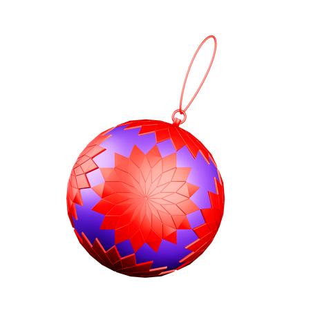 クリスマスオーナメント3  3D Icon