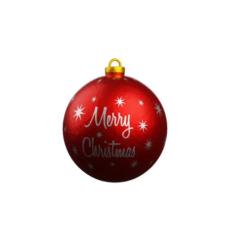 Christmas Ornament  3D Icon