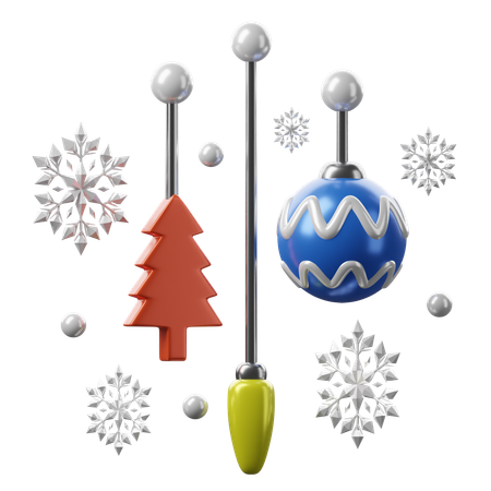 Christmas Ornament  3D Icon