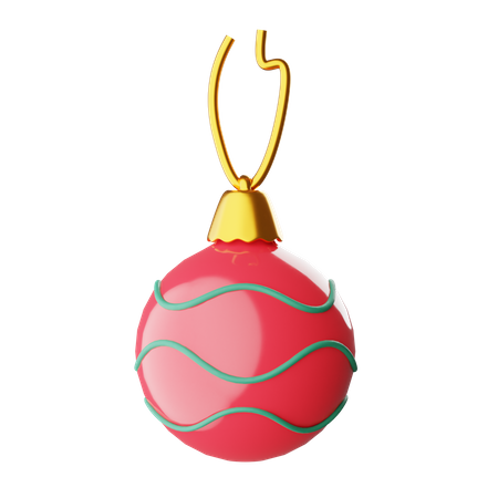 Christmas ornament  3D Icon