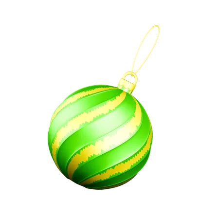 クリスマスオーナメント4  3D Icon