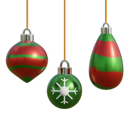 Christmas Ornament 3D Illustration