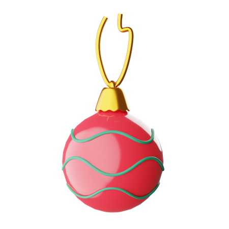Christmas ornament 3D Icon