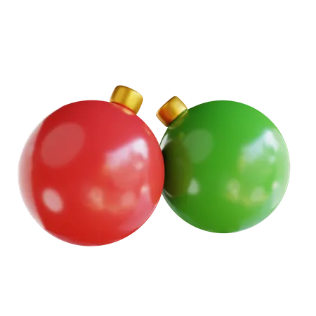 Christmas Ornament Lights  3D Icon