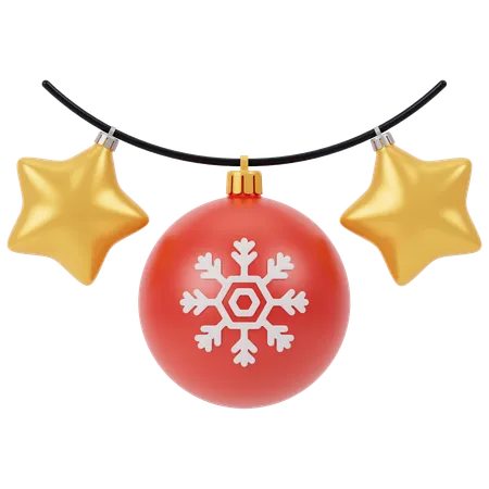 Christmas Ornaments  3D Icon