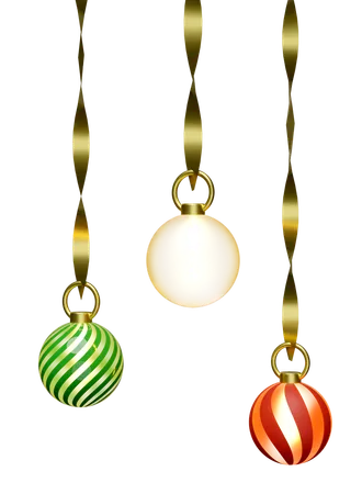 Christmas Ornaments  3D Illustration