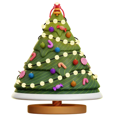 Christmas Pine Tree  3D Icon