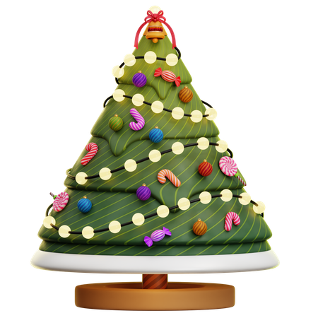 Christmas Pine Tree  3D Icon