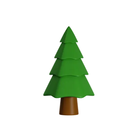 Christmas Pine Tree  3D Icon