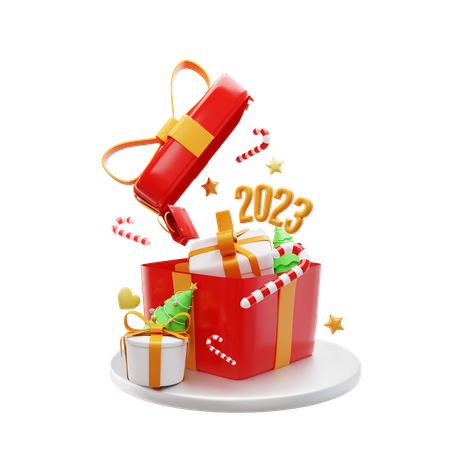 Christmas Present  3D Icon