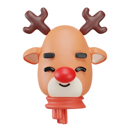 Christmas Reindeer  3D Icon