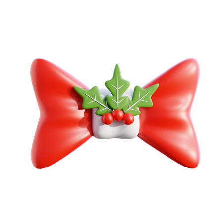 Christmas Ribbon  3D Icon