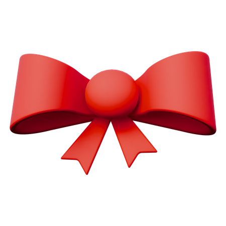 Christmas Ribbon  3D Icon