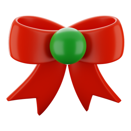 Christmas Ribbon  3D Icon