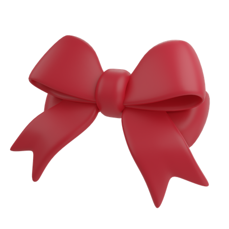 Christmas Ribbon  3D Icon