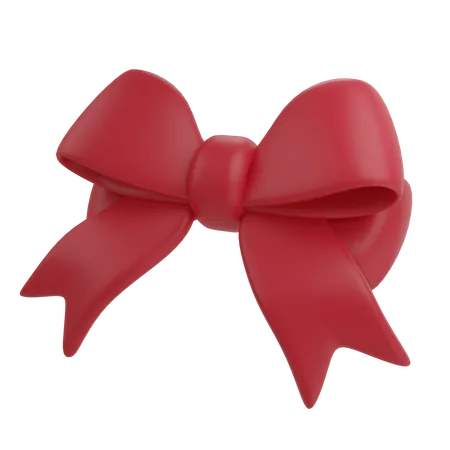 Christmas Ribbon  3D Icon