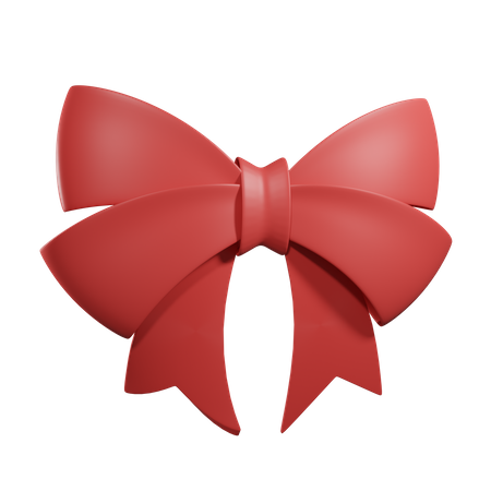 Christmas Ribbon  3D Icon