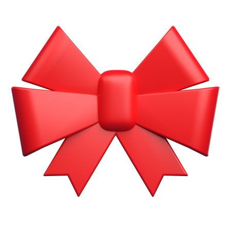 Christmas Ribbon  3D Icon