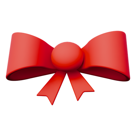 Christmas Ribbon  3D Icon