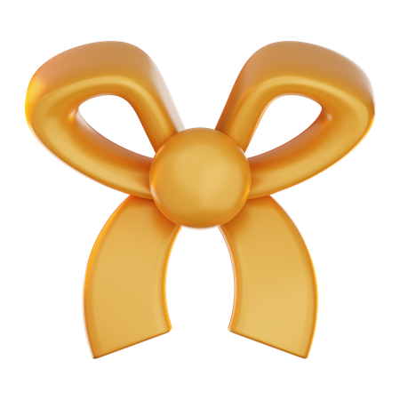 Christmas Ribbon  3D Icon