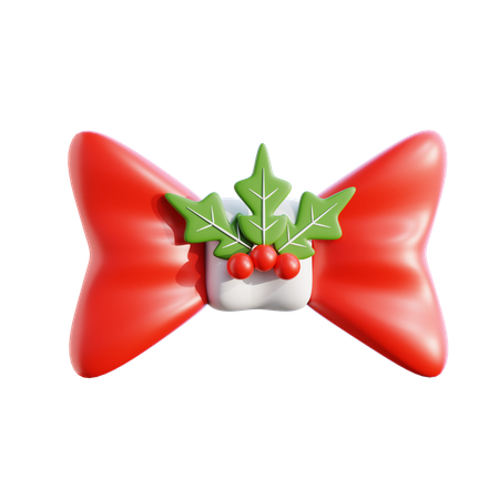Christmas Ribbon  3D Icon