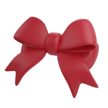 Christmas Ribbon  3D Icon