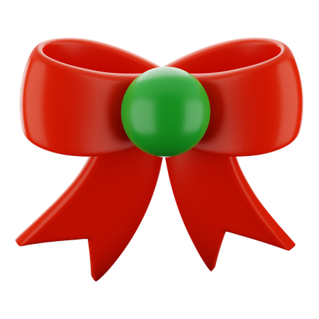 Christmas Ribbon 3D Icon