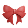 3d christmas ribbon emoji