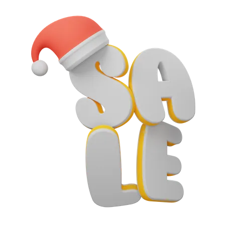 Christmas Sale  3D Illustration