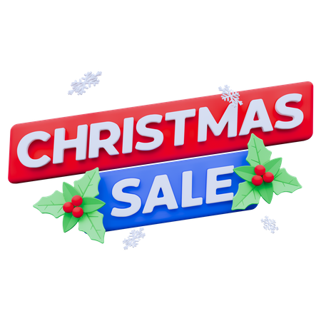Christmas Sale  3D Icon