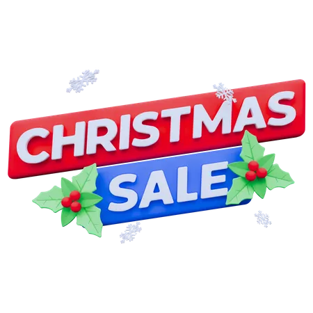 Christmas Sale  3D Icon