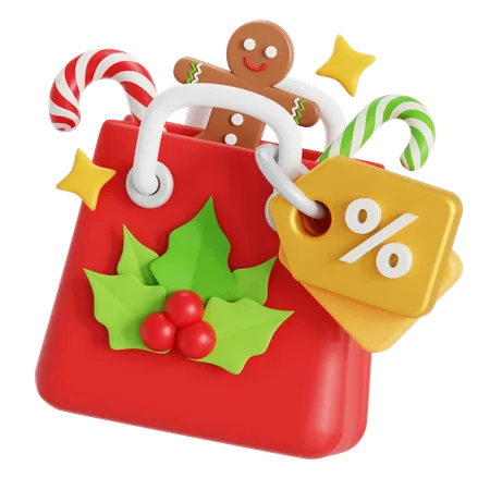 Christmas shop  3D Icon