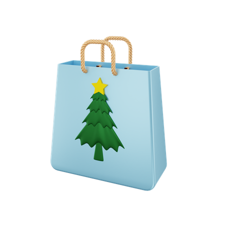 Christmas Shopping  3D Icon