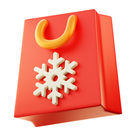 Christmas Shopping  3D Icon