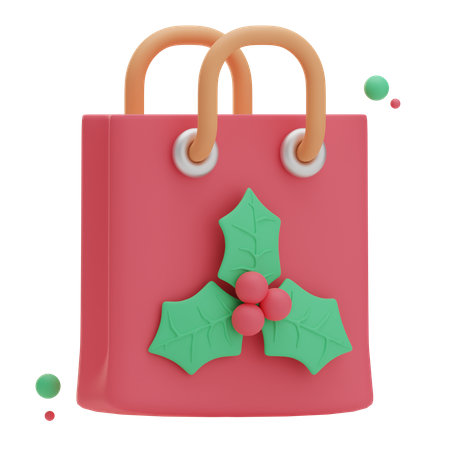 Christmas Shopping  3D Icon