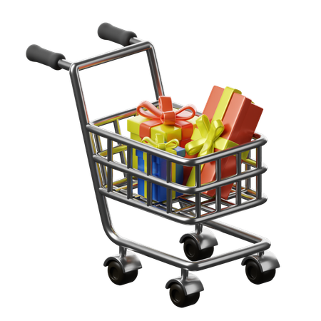 Christmas Shopping  3D Icon