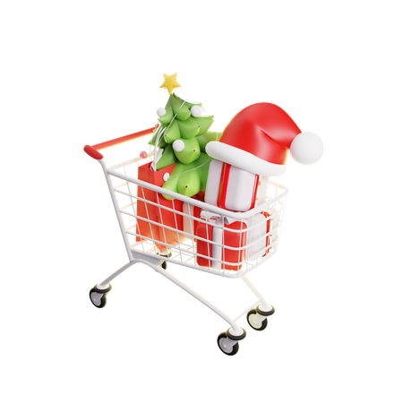 Christmas Shopping  3D Icon