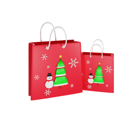 Christmas Shopping  3D Icon