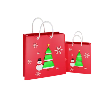 Christmas Shopping  3D Icon