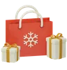 Christmas Shopping Bag