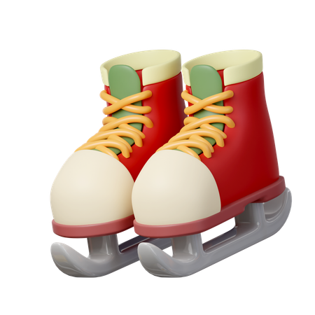 Christmas Skate Shoe  3D Icon